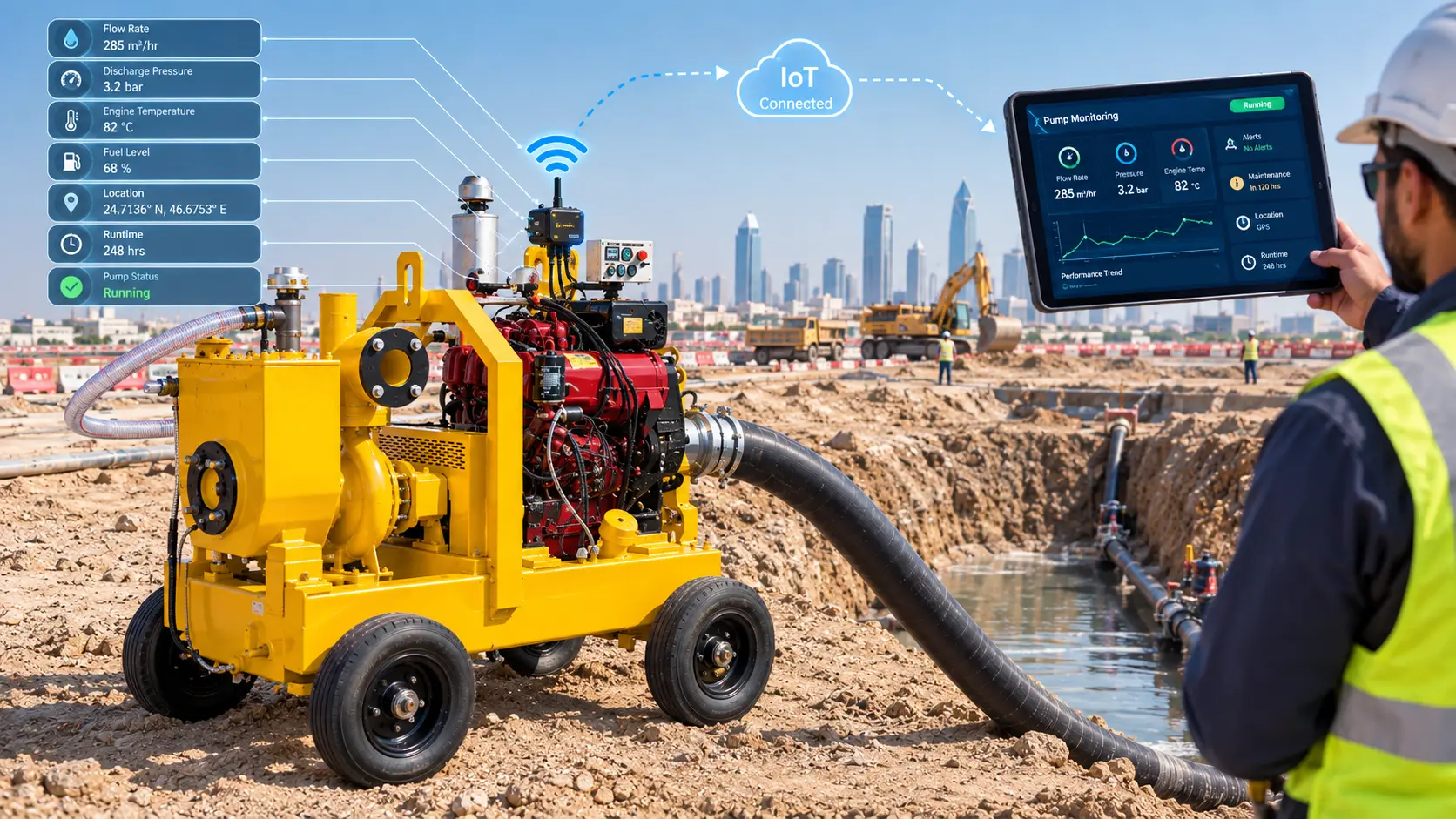 IoT-Enabled Dewatering Pumps: How VEGO Pumps by RUSTLE Are Advancing Smart Water Management